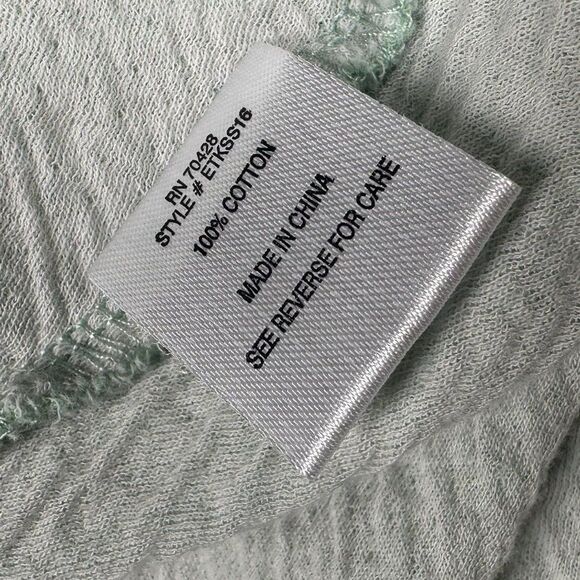 Evy's Tree Kristina Mint Drape Front Knit Cardigan Womens Size S Small - Picture 10 of 10